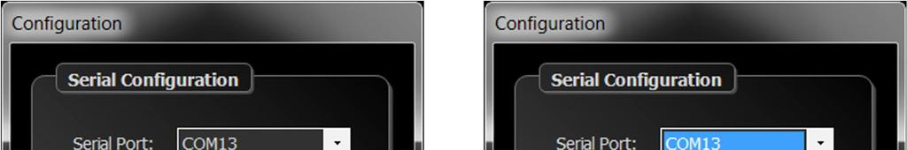 - Clique em Configuração (Configuration) na barra de