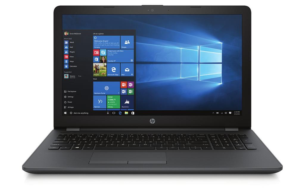Folheto de especificações Notebook HP 250 G6 Conecte-se com o Notebook HP 250 que apresenta bom custo-benefício.