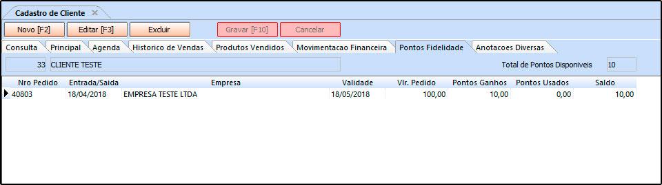 Anotações Diversas: Neste menu e possível inserir anotações