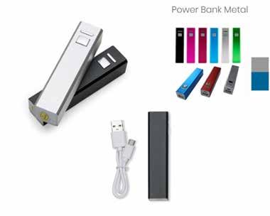 ATOS BRINDES CARREGADOR PORTÁTIL (POWER BANK) - METAL Nome do contato: Caroline Telefone: (11) 2203-6855 Whatsapp: (11) 94781-1140 E-mail: