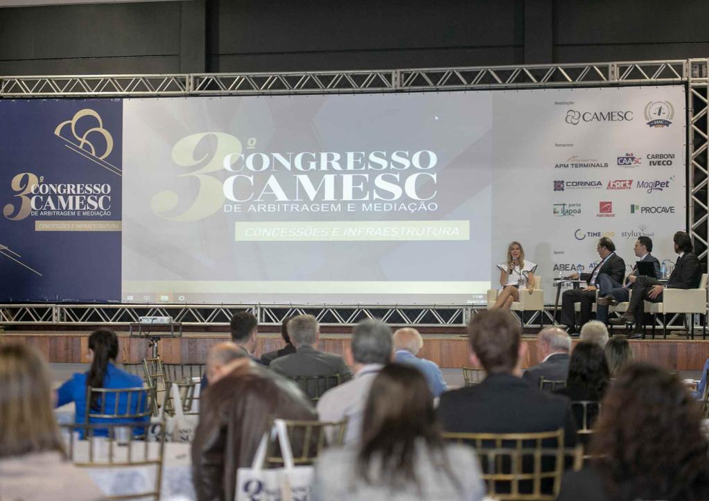 EDIÇÕES ANTERIORES O Congresso Camesc chega a sua quarta edição com mais de 600 participantes, 29 palestrantes e 32 empresas parceiras acompanhando as discussões, temáticas e