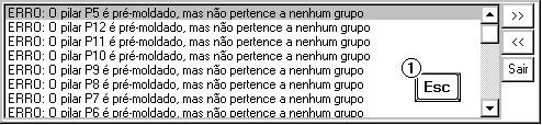 Acertando o nível dos consolos Agora que terminamos o lançamento deste pavimento, poderemos acertar o nível dos consolos que apóiam as vigas.