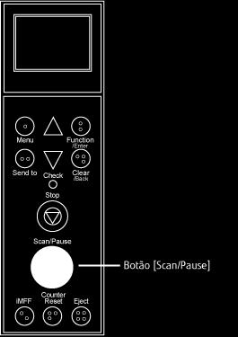 Cuidados diários f Quando pressiona o botão [Scan/Pause], os rolos alimentadores/rolos auxiliares girarão um determinado número de vezes.