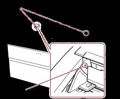 Visão geral do scanner Como fixar a altura da bandeja de saída Os documentos altamente deformados (enrolados, dobrados ou vincados) podem ser espalhados na saída quando são ejetados para a bandeja de
