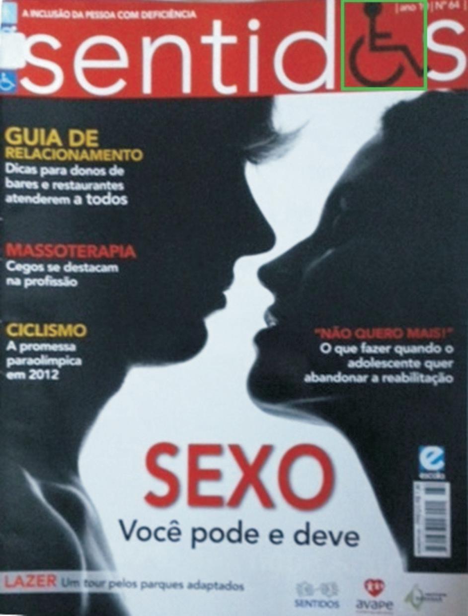 O sujeito com deficiência no discurso midiático: inclusão ou perpetuação do estigma? ü A imagem da capa de edição 64 (Figura 1) está composta pela sombra de dois rostos, um feminino e outro masculino.