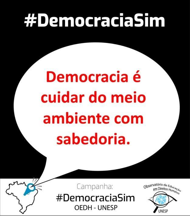 da "democracia". De que democracia estamos falando?