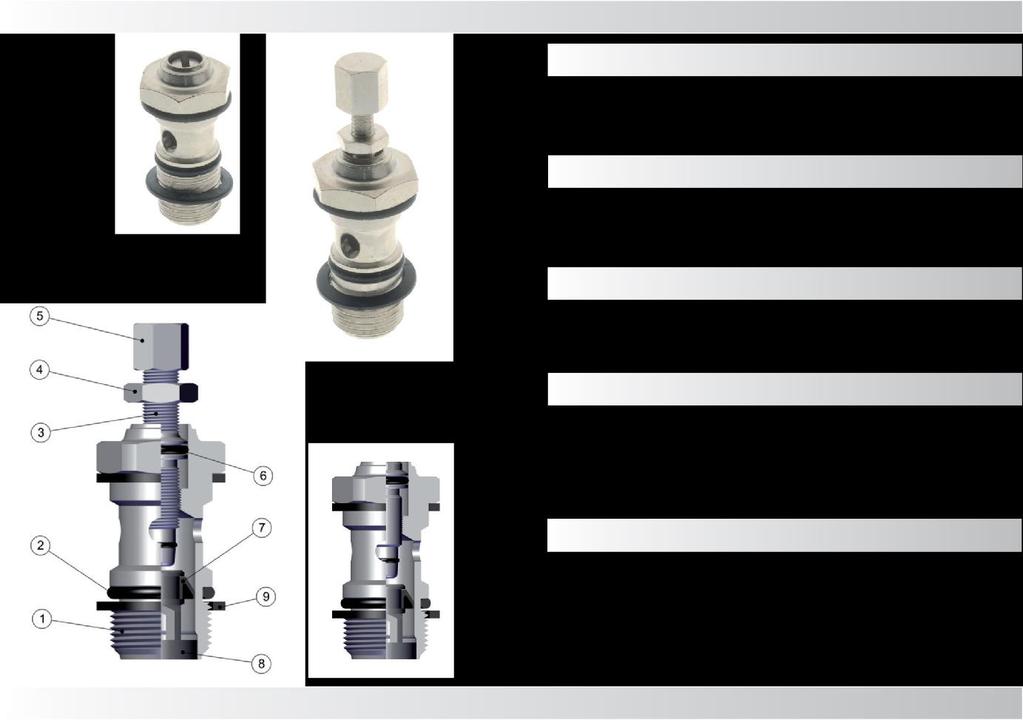 Regulador de vazão Série 8900 / Flow Regulators valves 8900 Series Características Técnicas / Technical Characteristics Pressões / Pressures Pressão mínima / Minimum pressure: Pressão