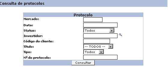 Digite o CPF do investidor e clique em Consultar. 2.