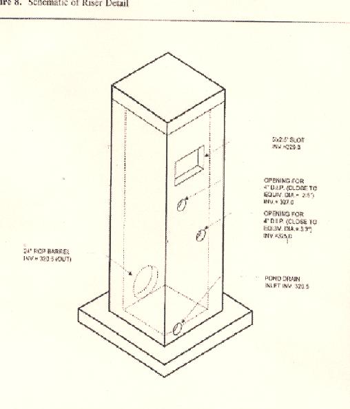 Figura 81.4 Torre de captação de água em estrutura de concreto com seção retangular na barragem para as varias entradas Fonte: Geórgia; New York Figura 81.