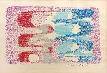 12 - Maria Leontina 1917-1984 lápis de cera 19 x 28,5 cm