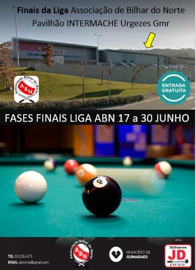 FASES FINAIS DA LIGA ABN ASSOCIAÇÃO DE BILHAR DO NORTE 2019 Veja abaixo