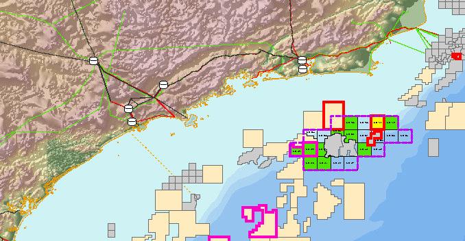 BS-4 185 km BS-4 Shell Operadora (40%) Petrobras (40%) Chevron (20%) DoC planejada p/dez 06 TLP Sonda, Processamento de óleo e gás Elevação artificial