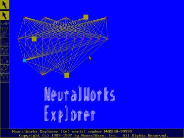 I NEURALWORKS PROFESSIONAL II PLUS Abra o PRO II (Versão DOS limitada, para estudante).