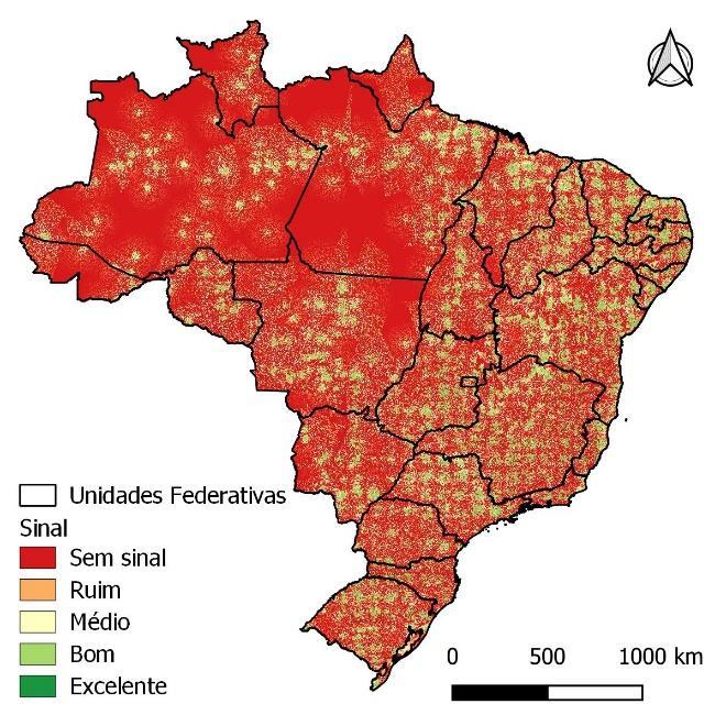 (verde escuro) até alta renda (vermelho escuro) Solo - o mapa apresenta vegetação nativa (verde), agricultura