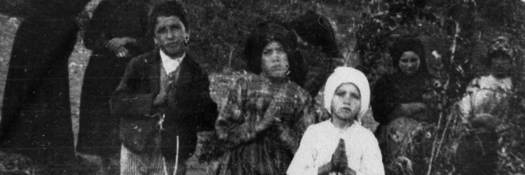 1917.05.13 A Senhora do Rosário aparece às três crianças-pastores pela primeira vez.