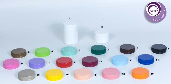 POTE DE CAPSULAS - LINHA R Pote Capsula Rosca Lacre Sugestões de Uso: produtos em capsulas, pós e
