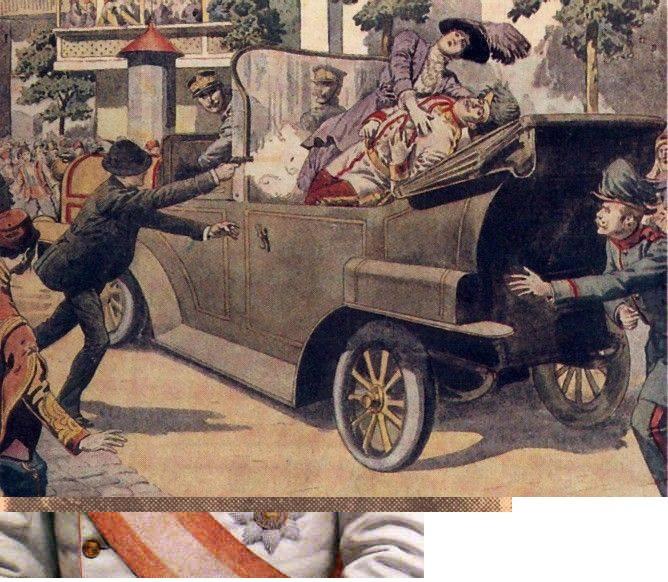 Primeira Guerra Mundial (1914-1918) Em 28 de junho de 1914, o assassinato do arquiduque Francisco Fernando da Áustria, herdeiro do