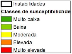 8 Mapas de suscetibilidades