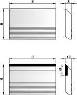 774/787 Lâminas corrugadas para perfilar Cuchillas corrugadas para perfilar Lâmina HS - Cuchilla HS B H H1 HS-Premium 40 50 20 novo 774.040.51 774.040.50 787.040.50 60 50 20 novo 774.060.