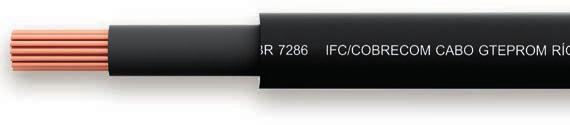 CABO GTEPROM FLEX HEPR 90 C 0,6/1 kv Descrição: Para tensões nominais até 0,6/1 kv, formado por fios de cobre nu, eletrolítico, têmpera mole, encordoamento Classes 4 e 5 (flexíveis), isolado com