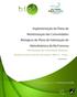 Implementação do Plano de. Monitorização das Comunidades. Biológicas do Plano de Valorização de. Hidrodinâmica da Ria Formosa