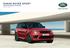 RANGE ROVER SPORT ESPECIFICAÇÕES TÉCNICAS ABRIL 2019