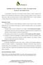 INFORME TÉCNICO APROSOJA Nº 72/ de Janeiro de 2015 Alteração do Vazio Sanitário da Soja
