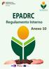Regulamento Interno EPADRC. Índice