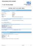 SODIUM BISULPHITE AR MSDS. nº CAS: MSDS MATERIAL SAFETY DATA SHEET (MSDS) SEÇÃO 1: Identificação da substância/mistura e da empresa