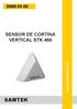 SENSOR STK 460 SENSOR DE CORTINA VERTICAL STK 460 SAMTEK.   SAMTEK