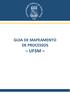 GUIA DE MAPEAMENTO DE PROCESSOS UFSM