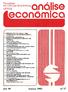econõmicq Faculdade de Ciências Econômicas UFRGS ano 10 março, 1992 n^ 17 INDEXAÇÃO SALARIAL: UMA ABORDAGEM MACROECONÔMICA Jo Anna Grav