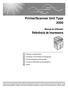 Printer/Scanner Unit Type Referência de Impressora. Manual do Utilizador