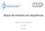 Busca de motivos em sequências. João Carlos Setubal IQ-USP 2016