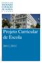 Projeto Curricular de Escola