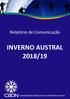 Relatório de Comunicação INVERNO AUSTRAL 2018/19