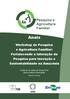 Anais. Workshop de Pesquisa e Agricultura Familiar: Fortalecendo a Interação da Pesquisa para Inovação e Sustentabilidade na Amazônia