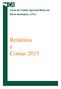 Caixa de Crédito Agrícola Mútuo do Norte Alentejano, C.R.L. Relatório e Contas 2015