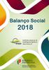 Balanço Social Balanço Social. Instituto Nacional de Investigação Agrária e Veterinária, IP Página 1