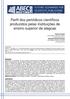 Perfil dos periódicos científicos produzidos pelas instituições de ensino superior de alagoas