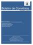Boletim de Convênios Volume 36/edição 2 - novembro de 2017