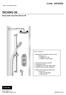 TECHNO 35. Code: SE. Thermostatic Fixed/Flexi Shower Kit. technical specifications. Pack consists of: