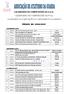 CALENDÁRIO DE COMPETIÇÕES DA A.A.G. CALENDÁRIO DE COMPETIÇÕES DA F.P.A. ÉPOCA DE 2006/2007