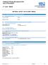 MATERIAL SAFETY DATA SHEET (MSDS) : Industrial For professional use only