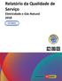 Relatório da Qualidade de Serviço Eletricidade e Gás Natural 2018