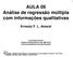 AULA 09 Análise de regressão múltipla com informações qualitativas