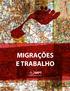 MIGRAÇÕES E TRABALHO