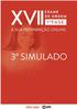 3º SIMULADO OAB XVII 1ª FASE