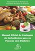 Manual Oficial de Contagem de Carboidratos para as Pessoas com Diabetes