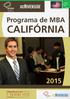 Programa de MBA CALIFÓRNIA